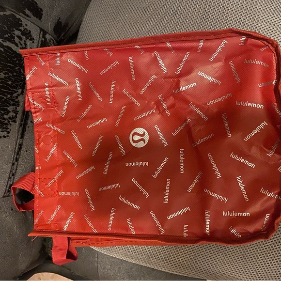 Lululemon Red Labeled Shopping Bag - Picture 4 of 4